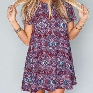 Nicks Babydoll dress ~ Razzle Berry Waffle